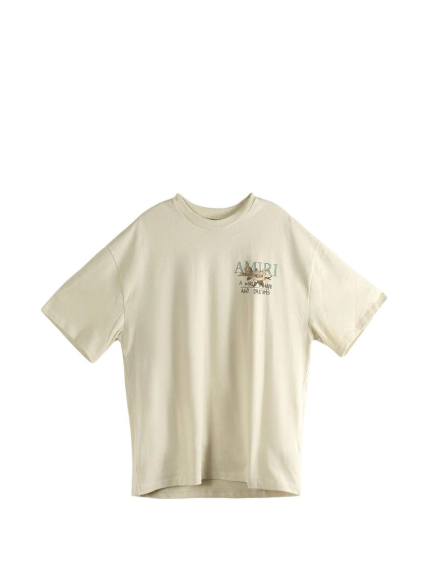 Beige Graphic Print T-Shirt 5