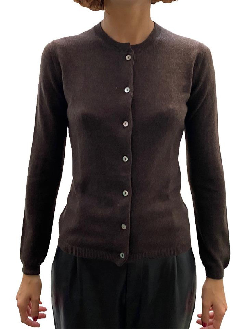 Brown Cashmere  Cardigan 1