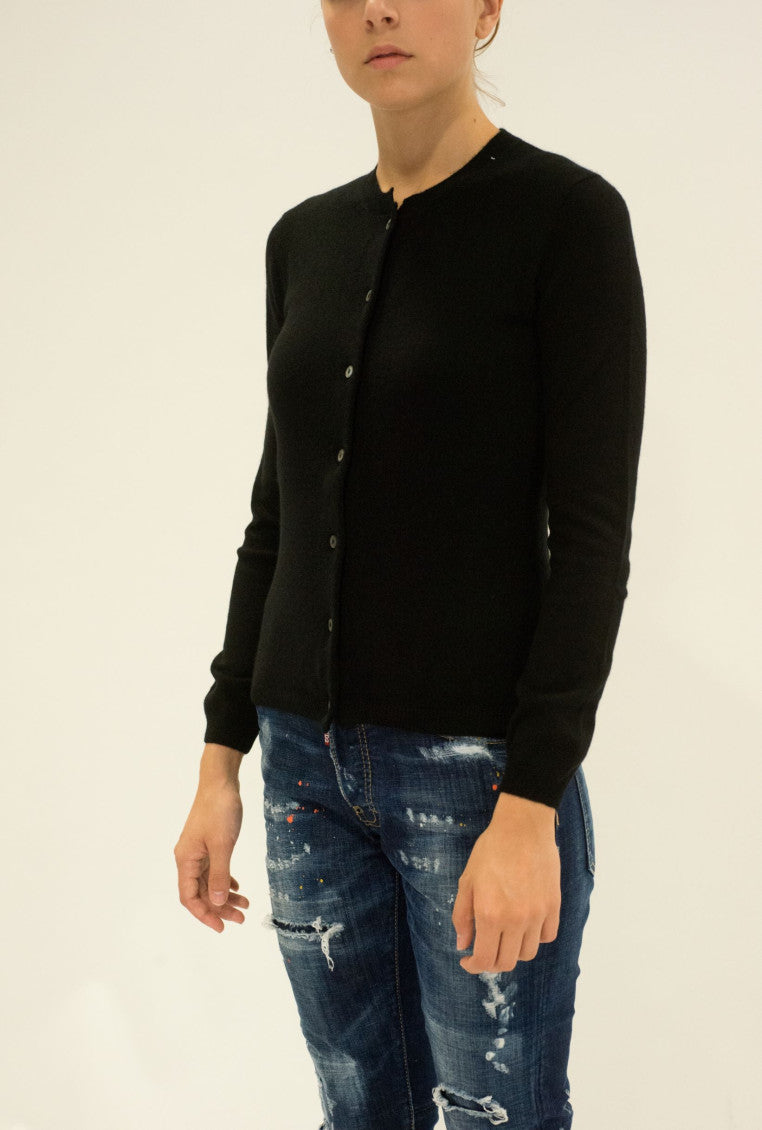 Black Cashmere Cardigan 3