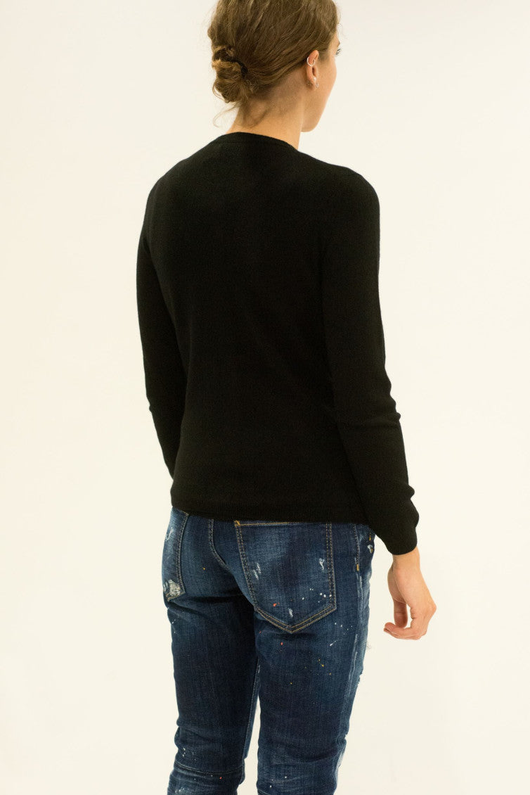 Black Cashmere Cardigan 4