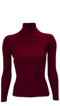 Maroon Highneck Pullover 1