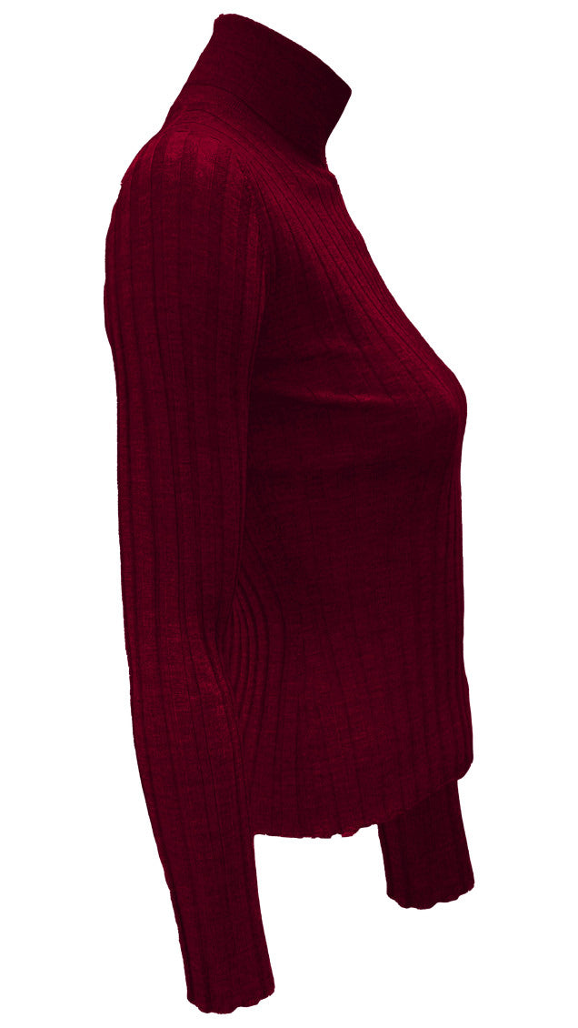 Maroon Highneck Pullover 2