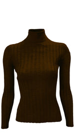 Brown Highneck Pullover 1