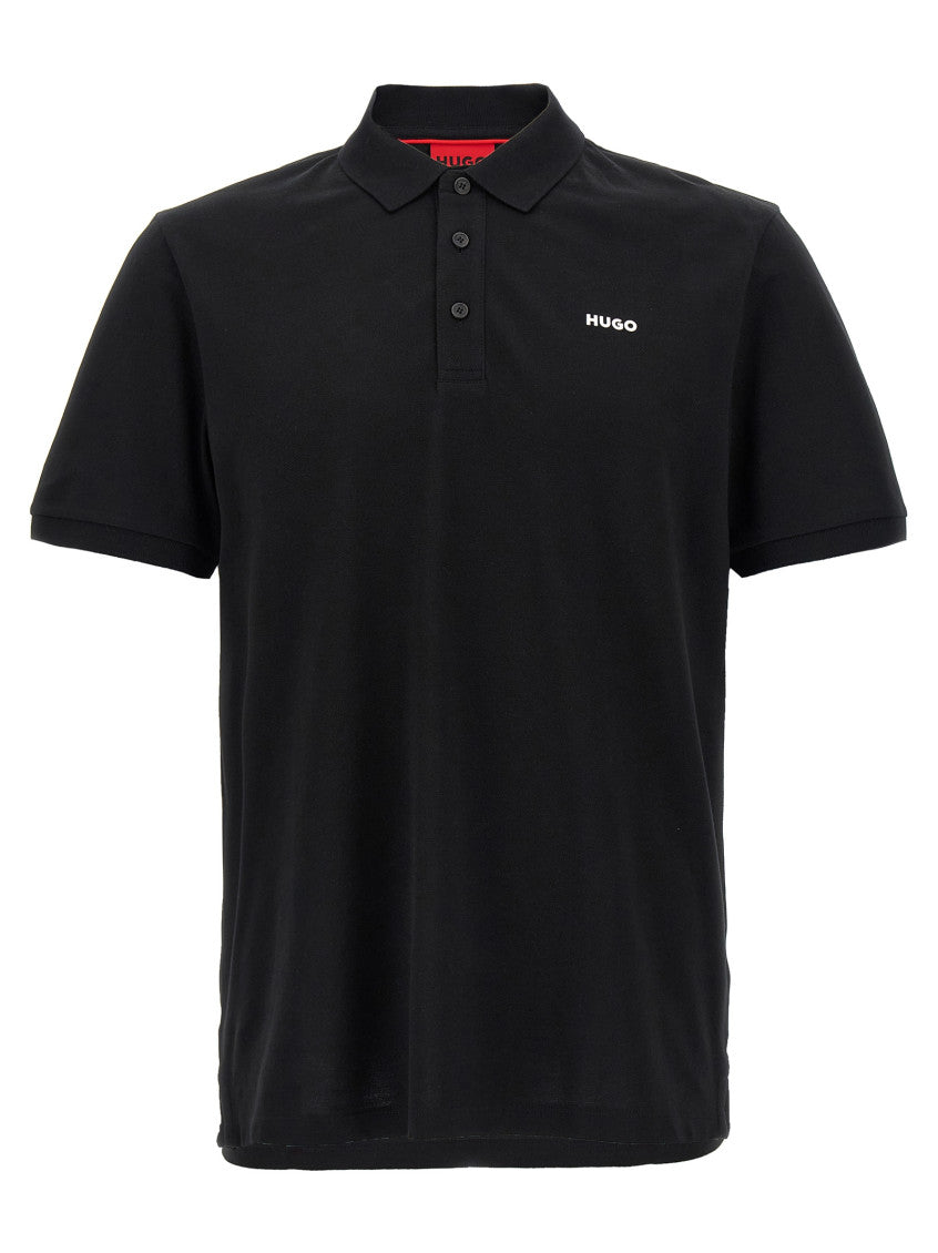 Black 'Donos222' polo shirt 1