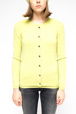 Light Green Cashmere Cardigan 1