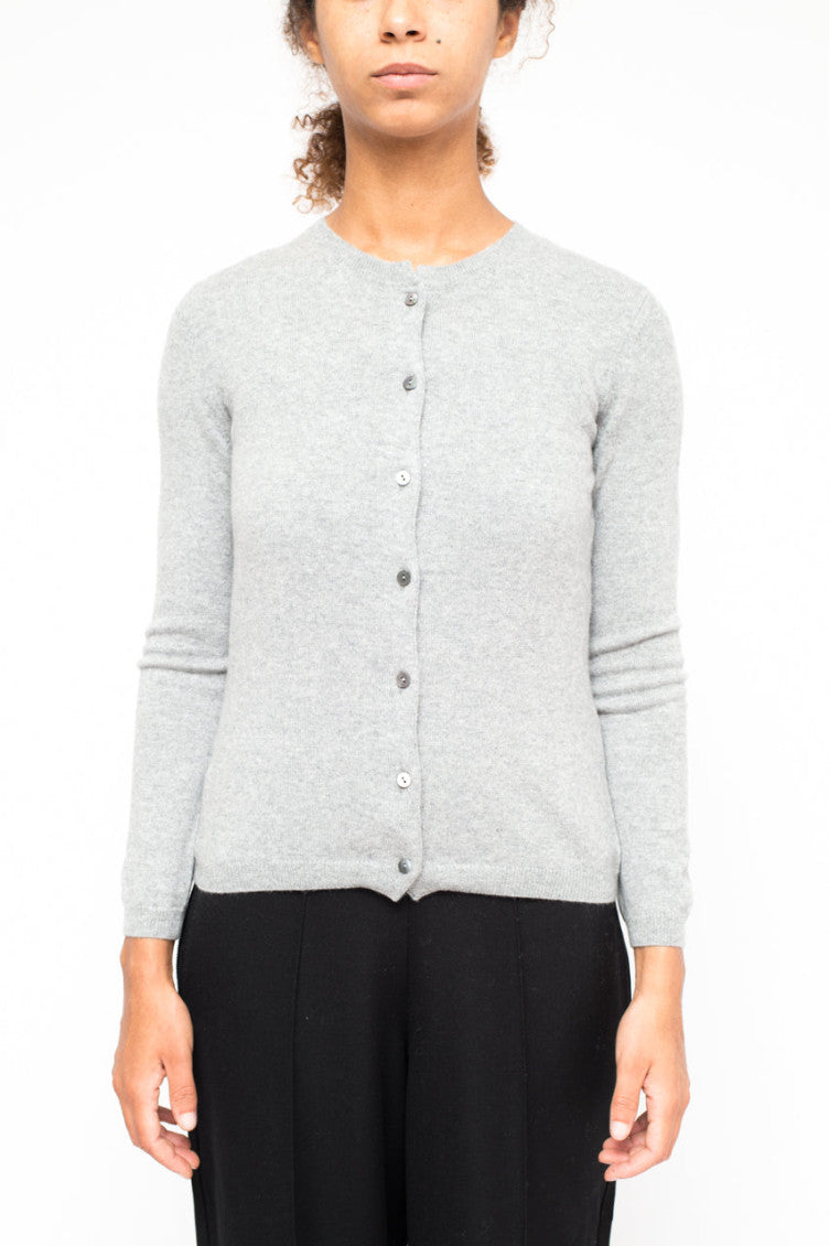 Grey Cashmere Cardigan 1