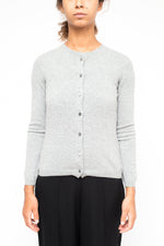Grey Cashmere Cardigan 1