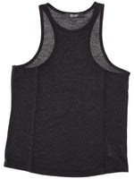 Black Cotton Cropped Tank Top 1