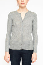 Grey Cashmere Cardigan 1