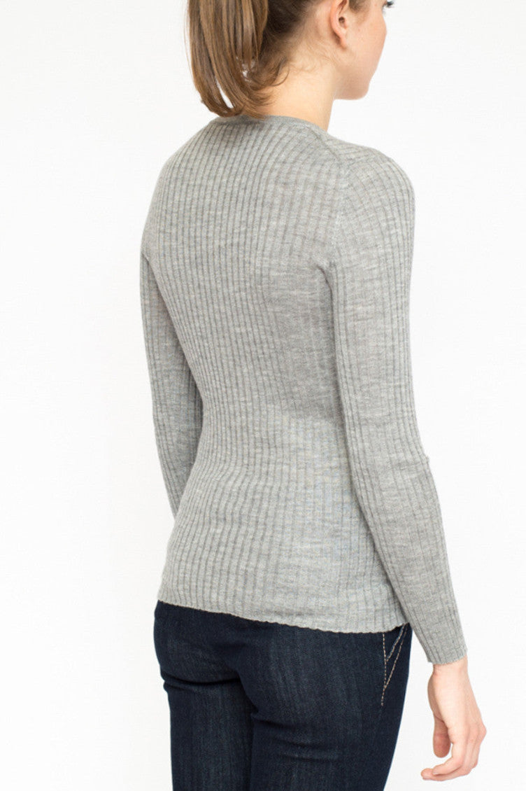Grey Cashmere Cardigan 5