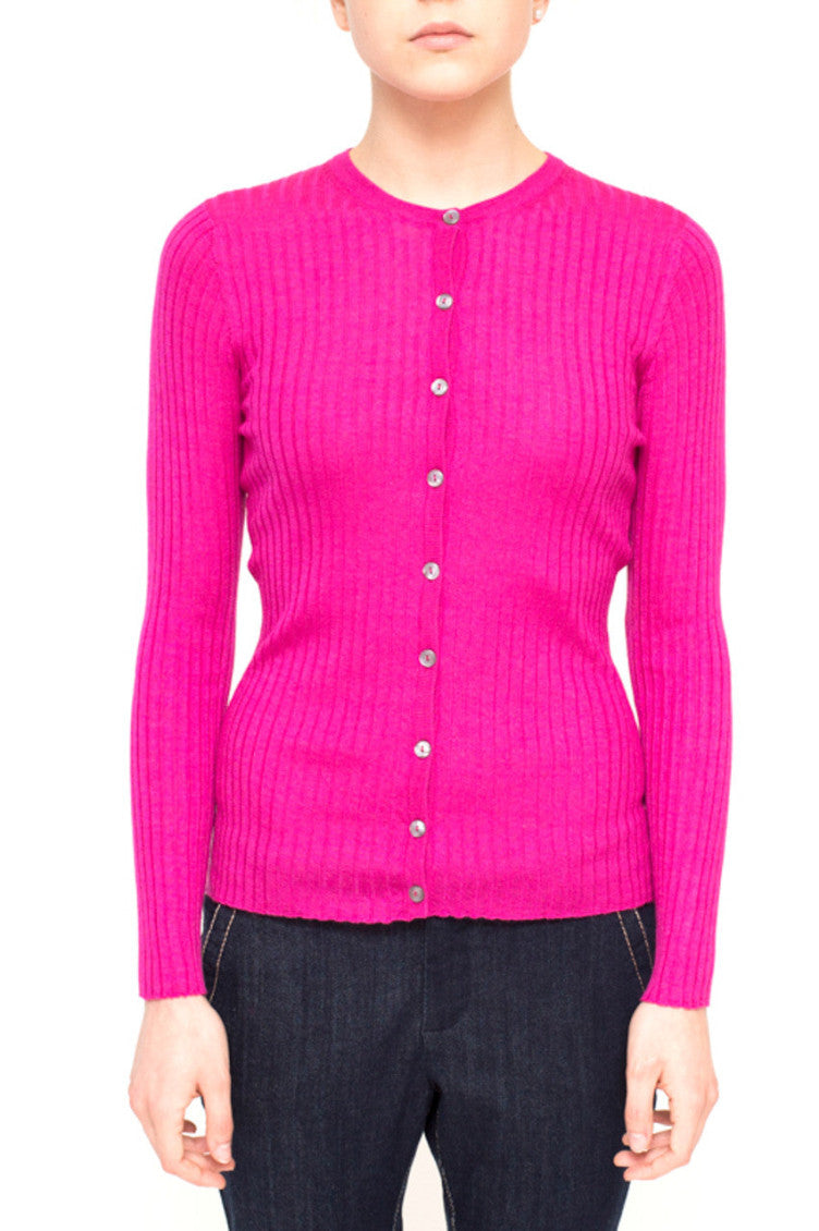 Light Pink Cashmere Cardigan 1