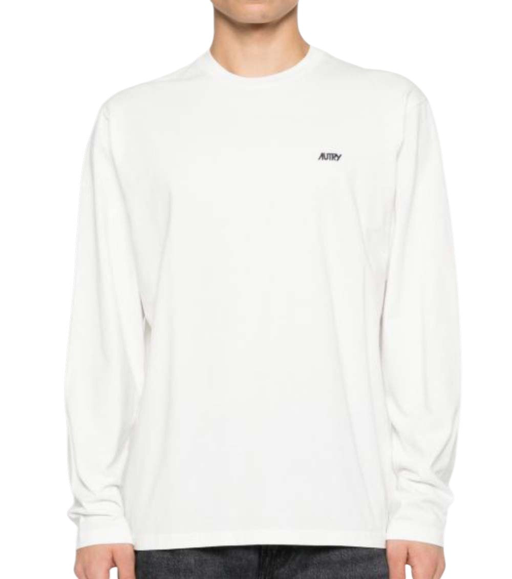 White Logo Long Sleeve T-Shirt 2