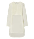 Off White Round Neck Mini Dress 1