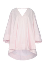 Light Pink V-Neck Mini Dress 1