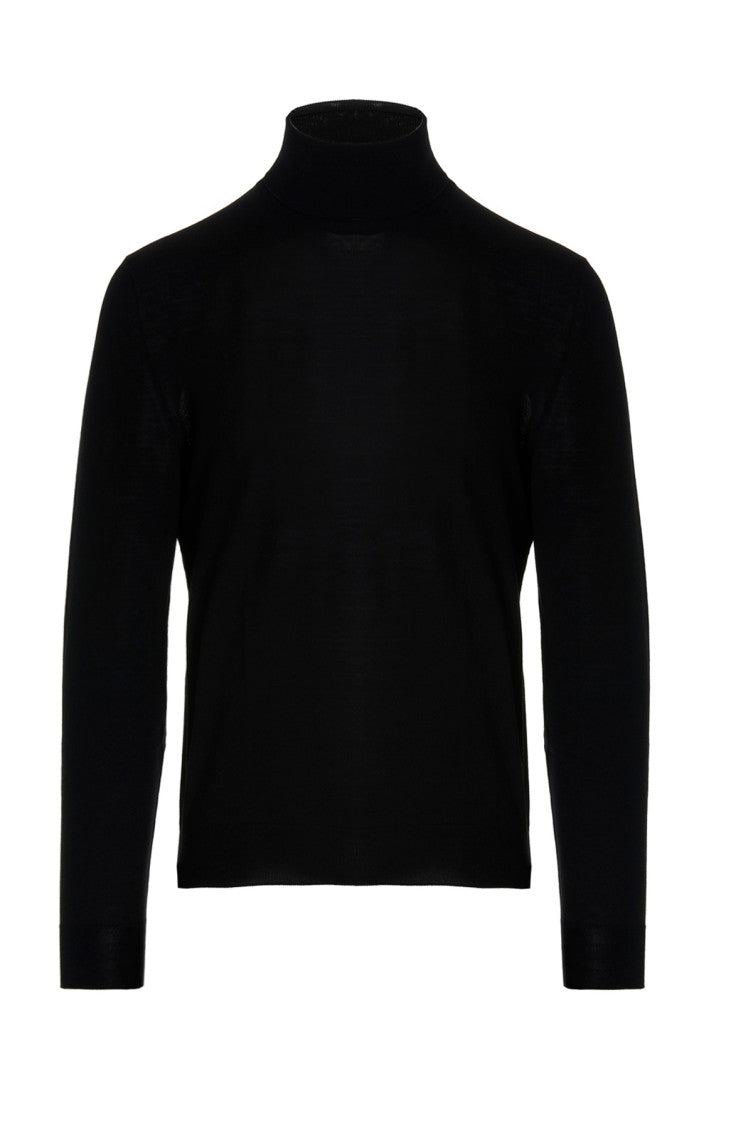 Black Polo Neck Sweater 1