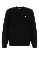 Black Crewneck Logo Sweater 1