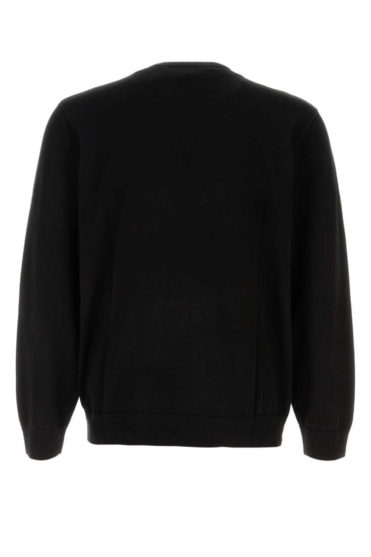 Black Crewneck Logo Sweater 2