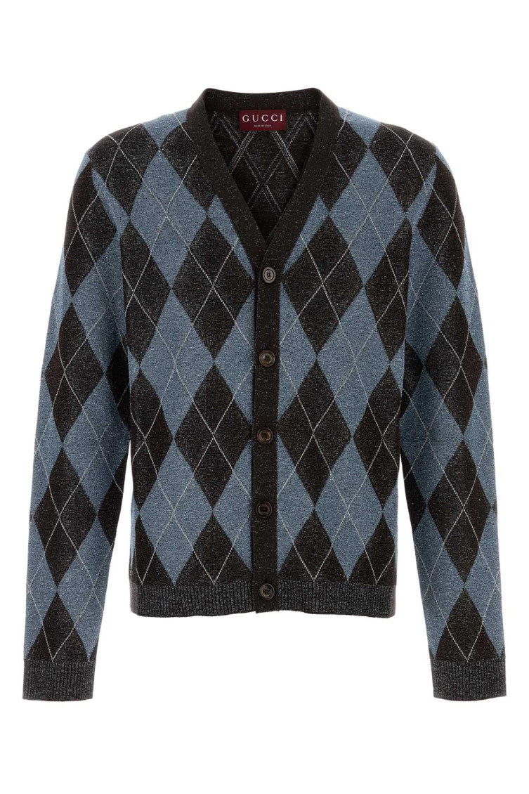 Multi Color V-Neck Embroidered Cardigan 1
