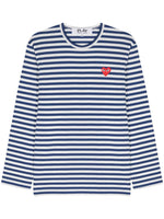Blue/White Horizontal Stripe T-shirt 1