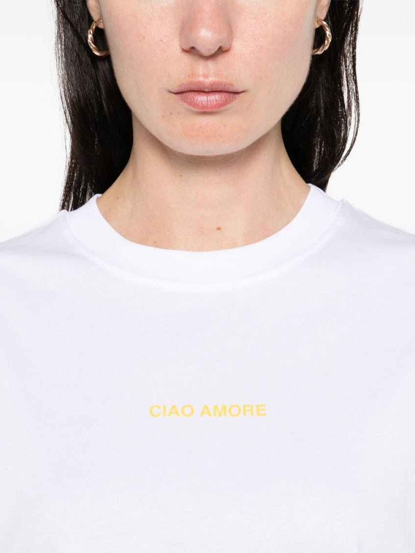 White Crew Neck T-shirt 2