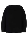 Black Crewneck Solid Sweater 1