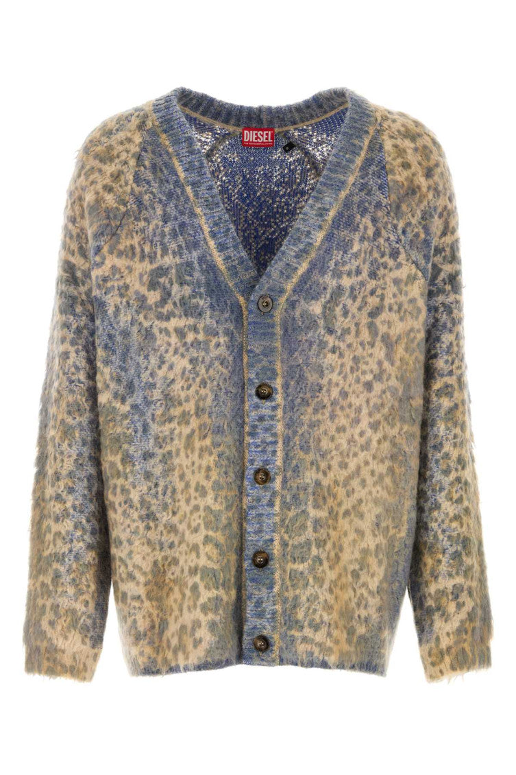 Multi Color Printed Cotton Blend Cardigan 1