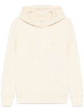 Beige Logo Hoodie 1