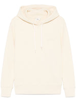 Beige Logo Hoodie 1