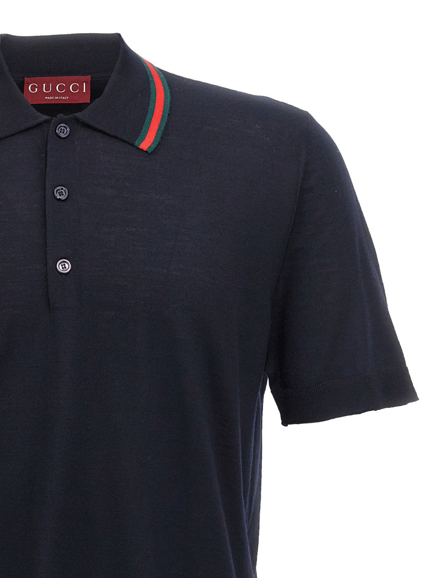 Blue Web Ribbon Polo 3