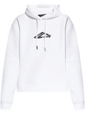 White Logo Hoodie 1