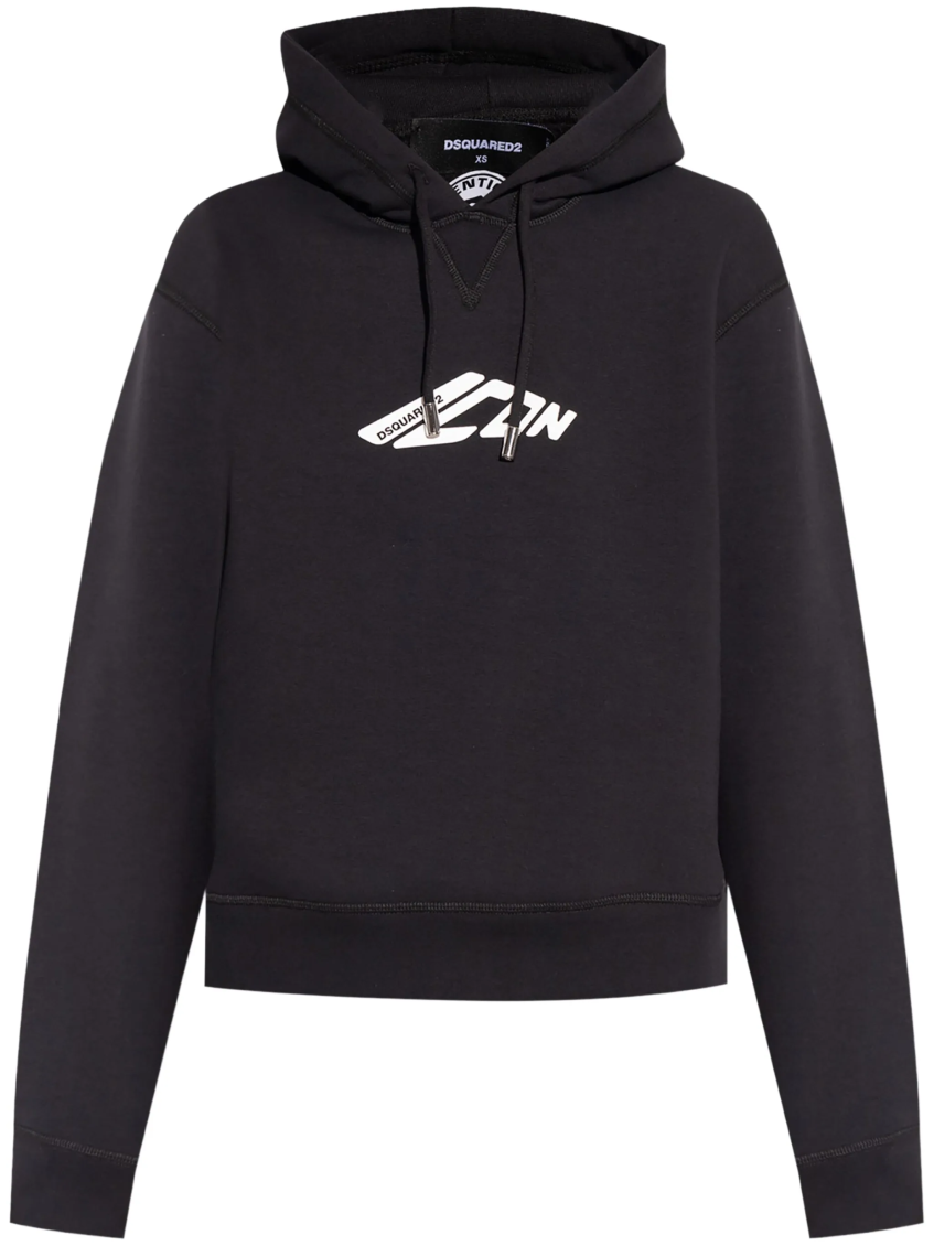 Black Logo Hoodie 1