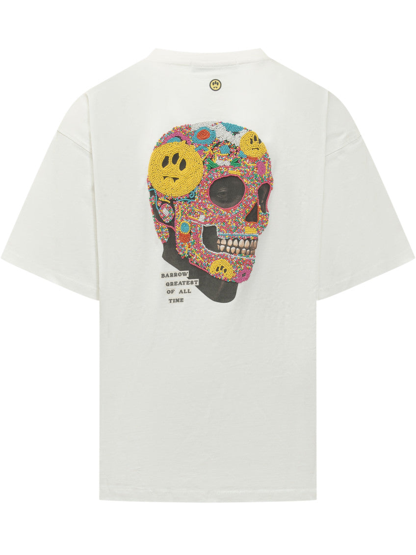 White Crew Neck T-Shirt 2