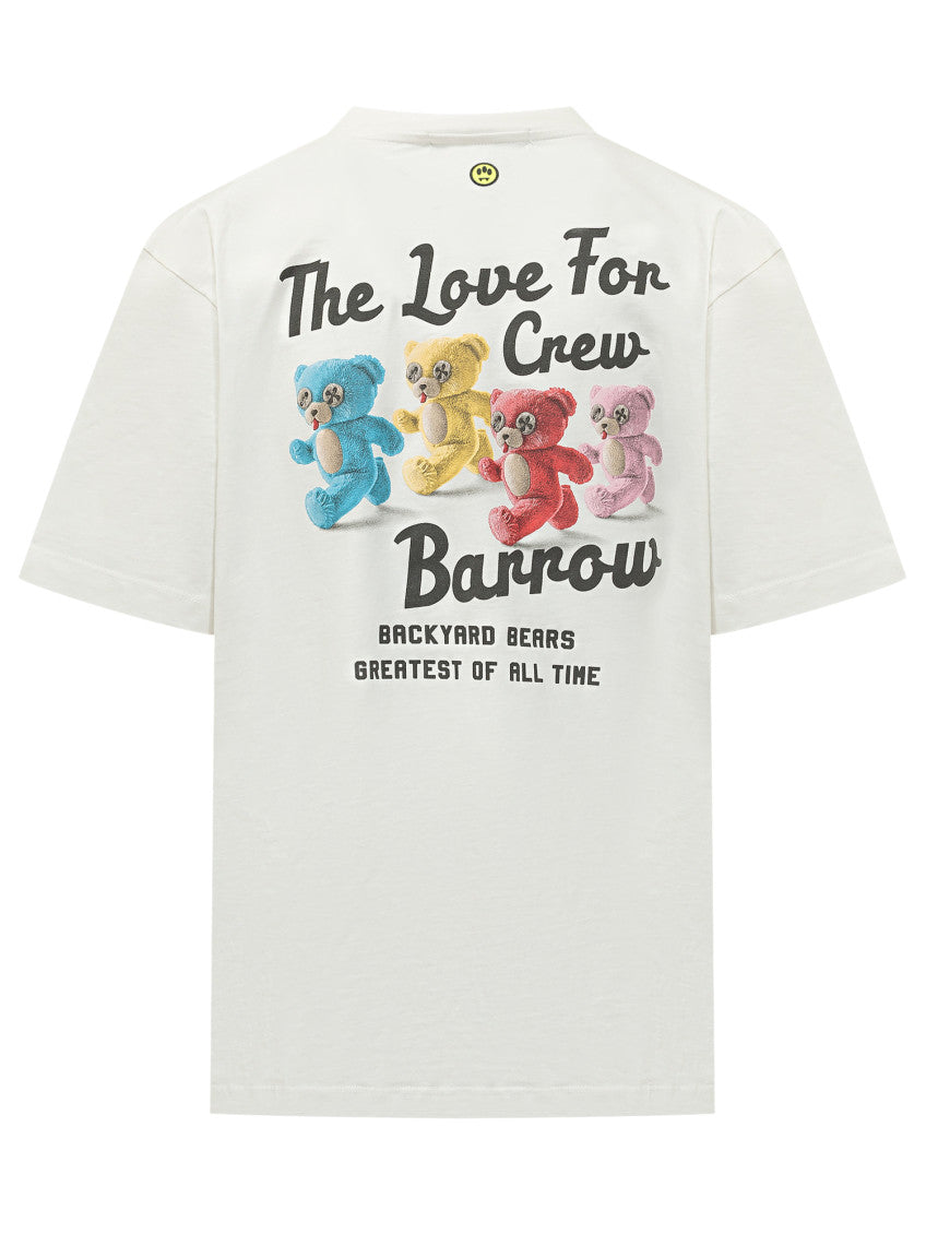 White Crew Neck T-Shirt 2
