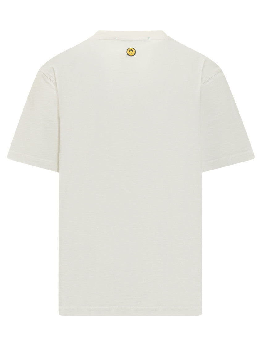 White Crew Neck T-Shirt 2