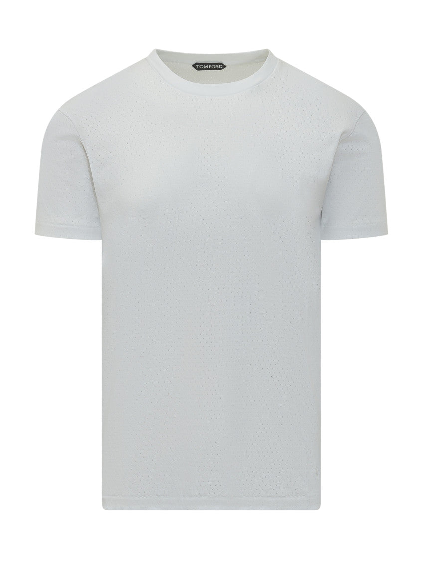 White Crew Neck T-Shirt 1