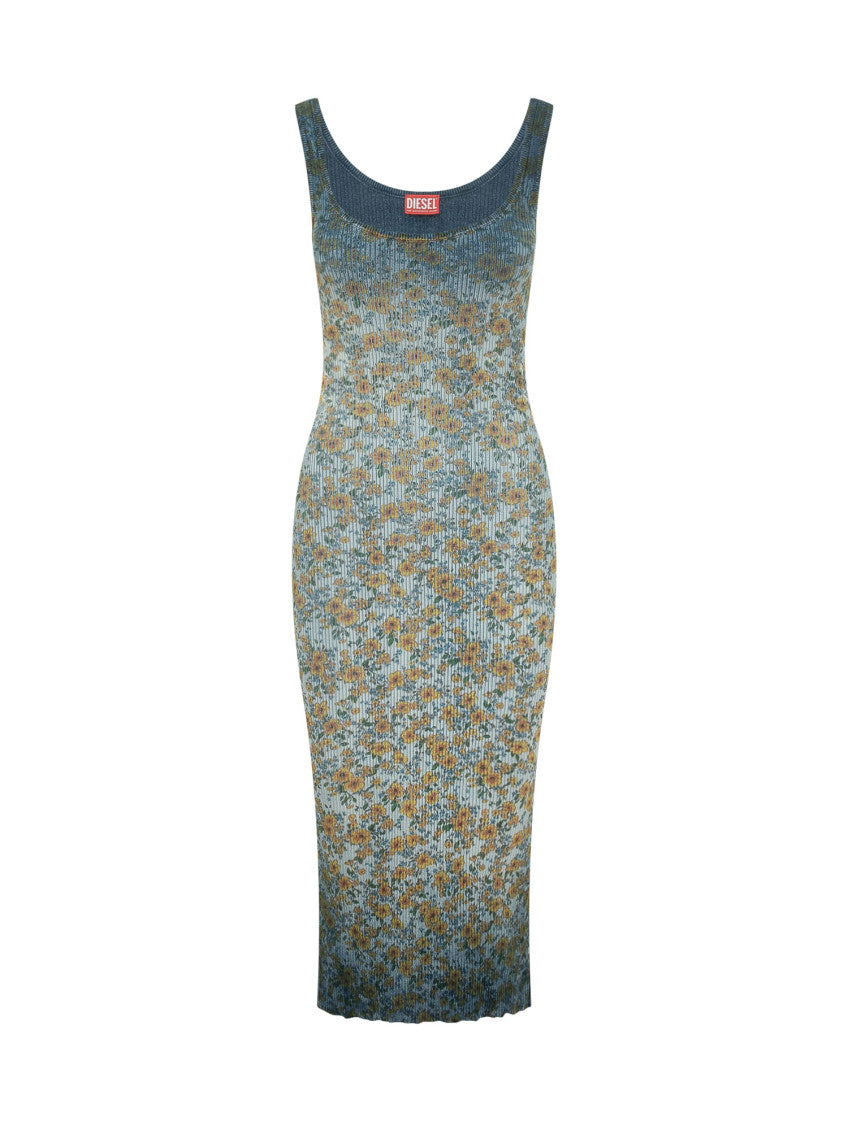 Multicolor Floral Scoop Neck Maxi Dress 2