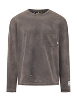 Distressed Crew Neck T-Shirt 1