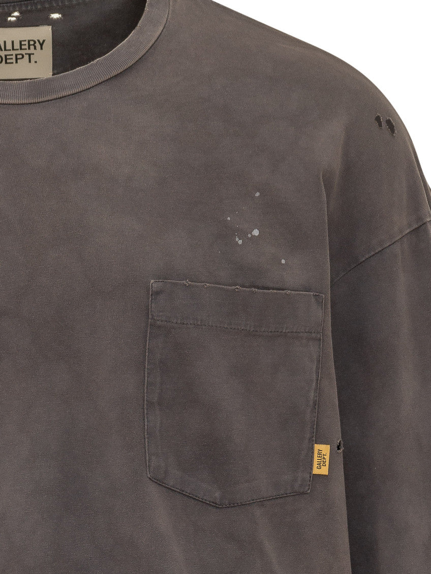 Distressed Crew Neck T-Shirt 2