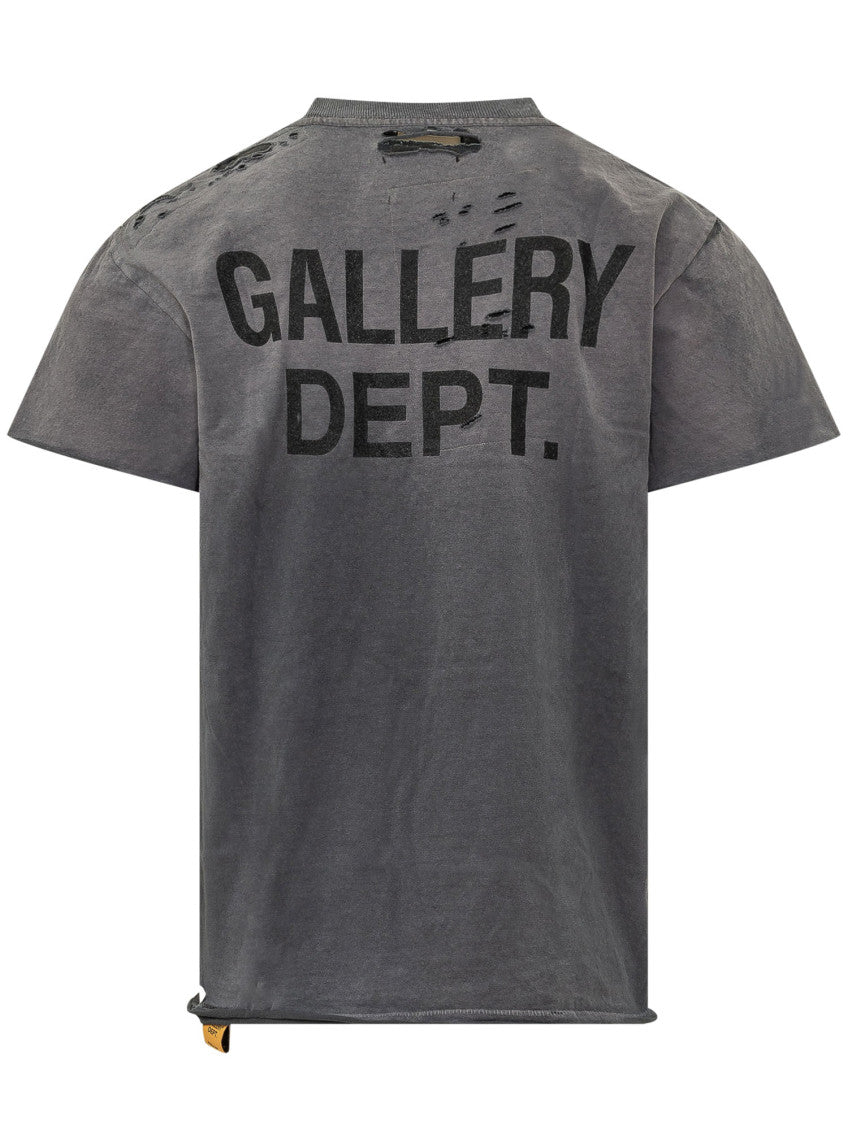 Distressed Crew Neck T-Shirt 2