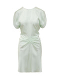 Light Green V Neck Midi Dress 1