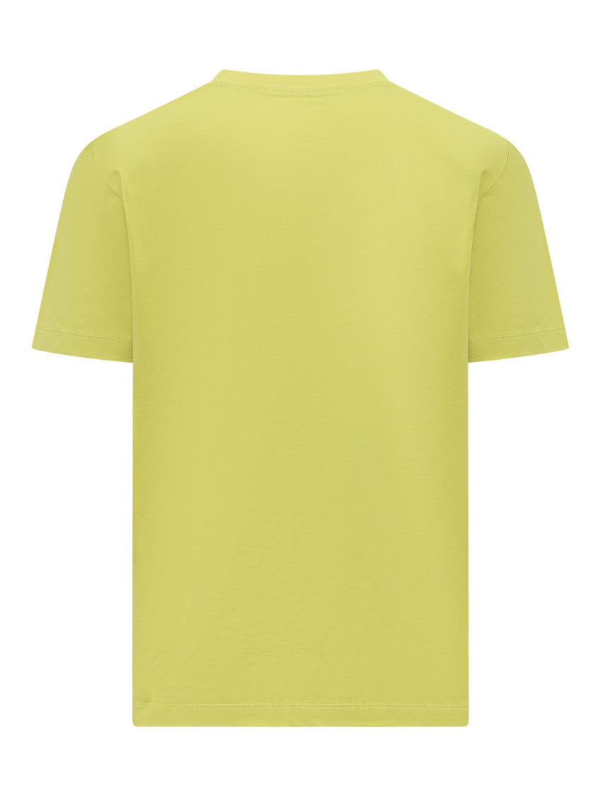 Yellow Crew Neck T-Shirt 2