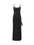 Black Scoop Neck Maxi Dress 1