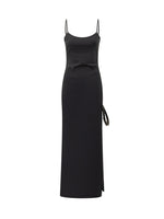 Black Scoop Neck Maxi Dress 1