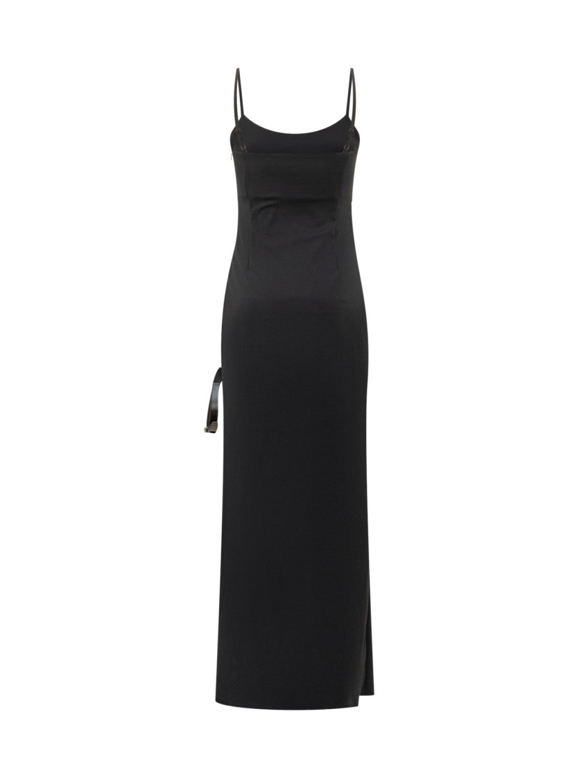 Black Scoop Neck Maxi Dress 2