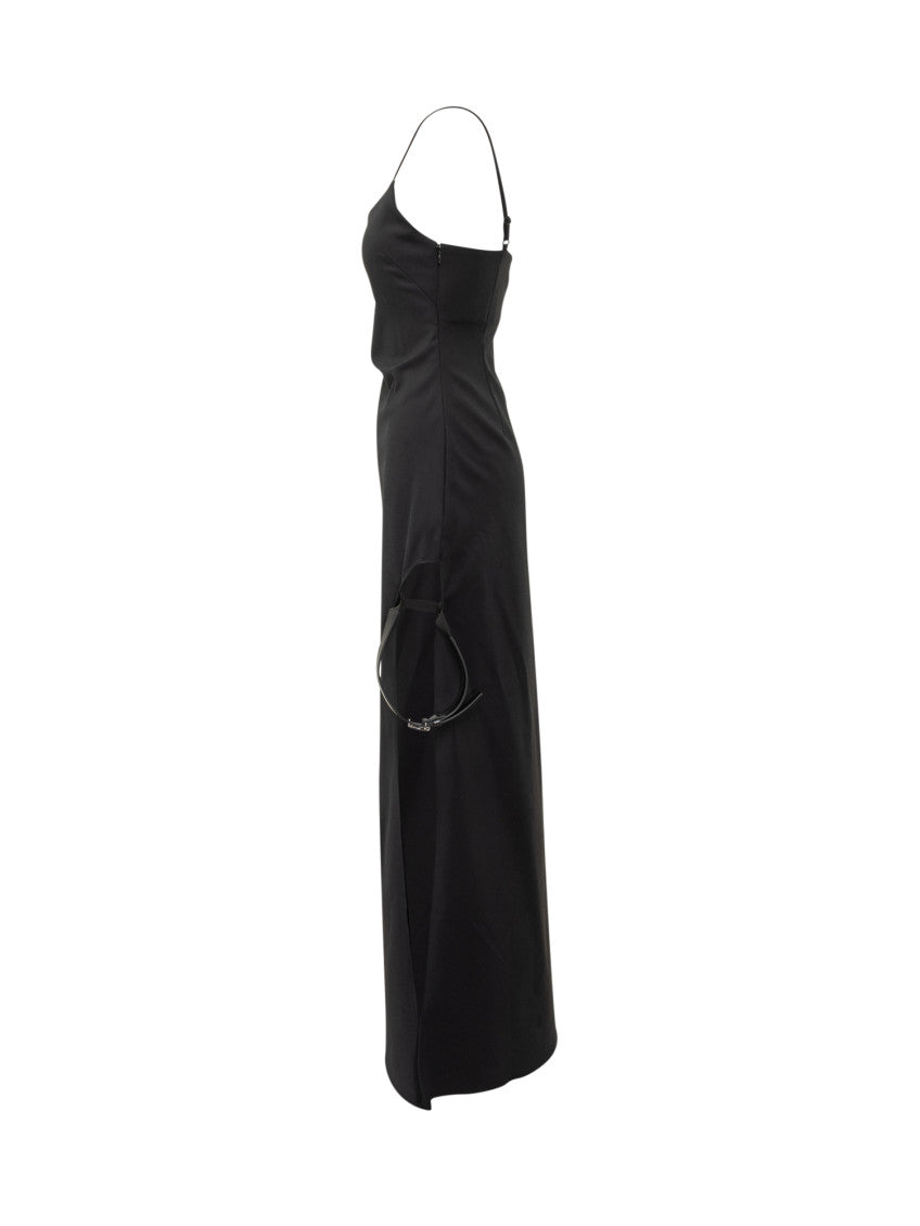 Black Scoop Neck Maxi Dress 3
