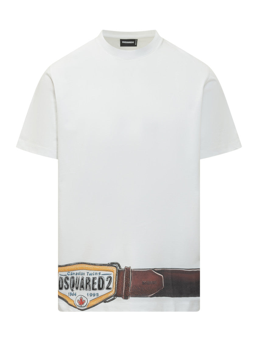 White Crew Neck T-Shirt 1