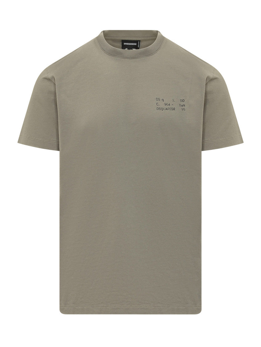 Olive Crew Neck T-Shirt 1