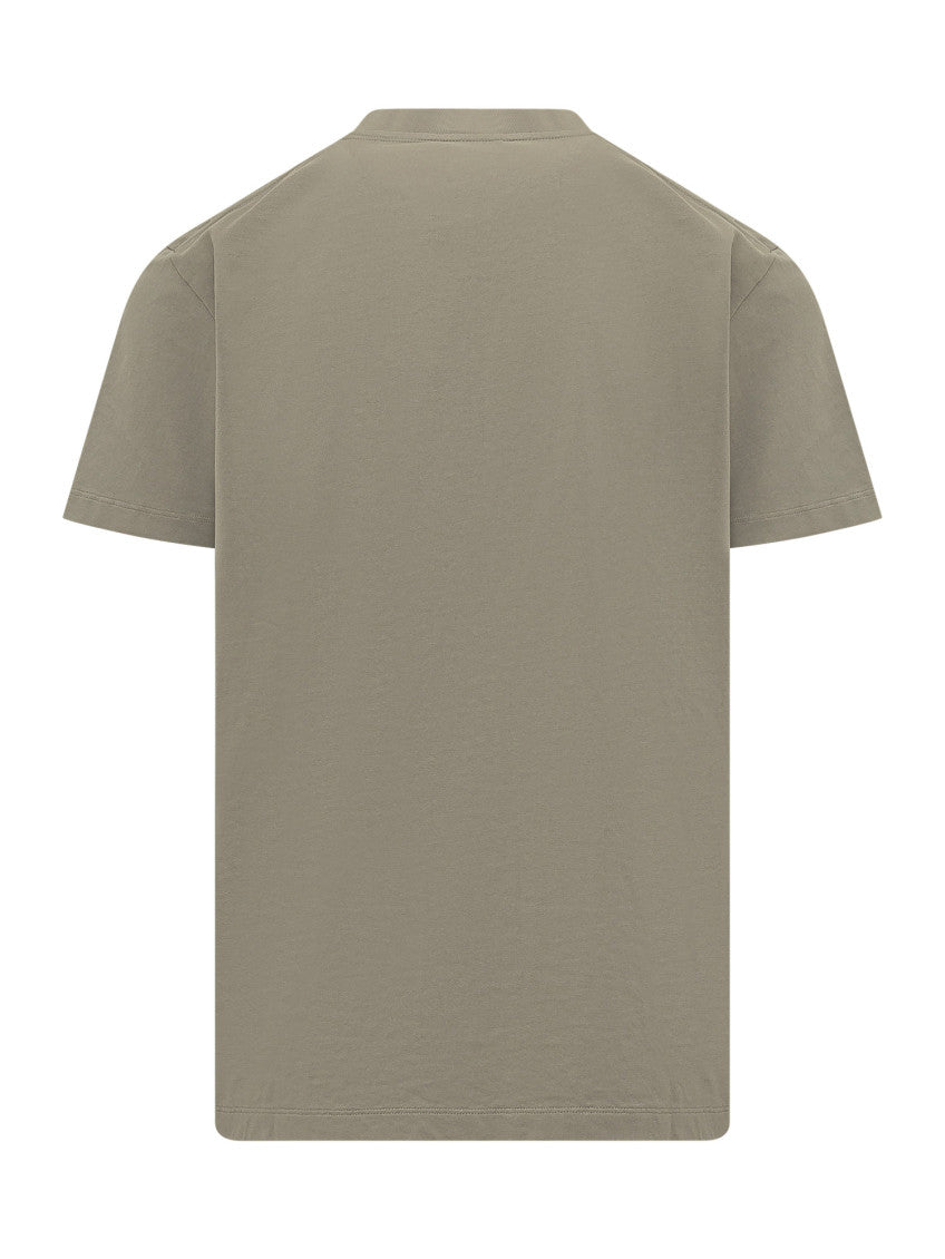 Olive Crew Neck T-Shirt 2
