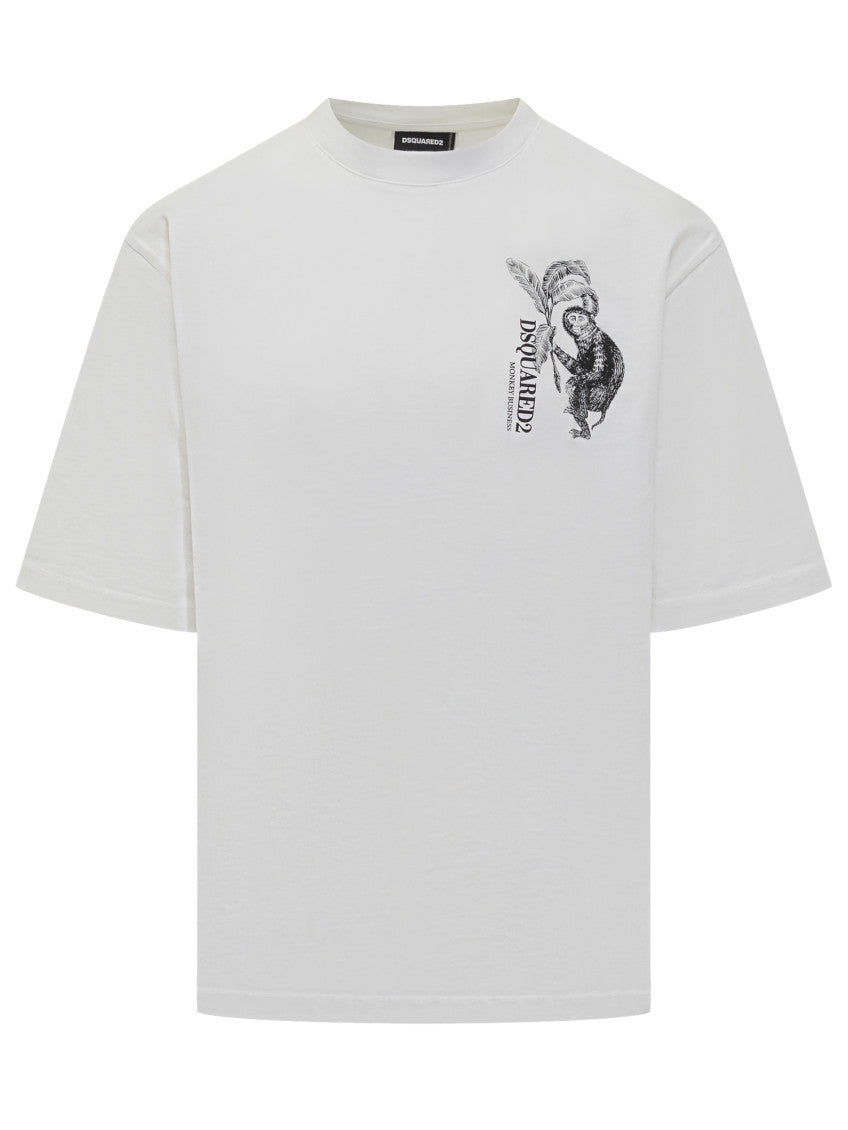 White Graphic T-Shirt 1