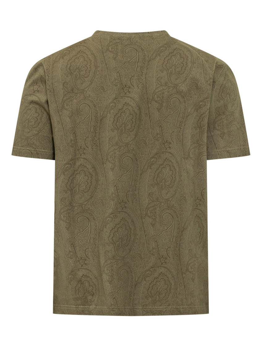 Green Paisley T-Shirt 2